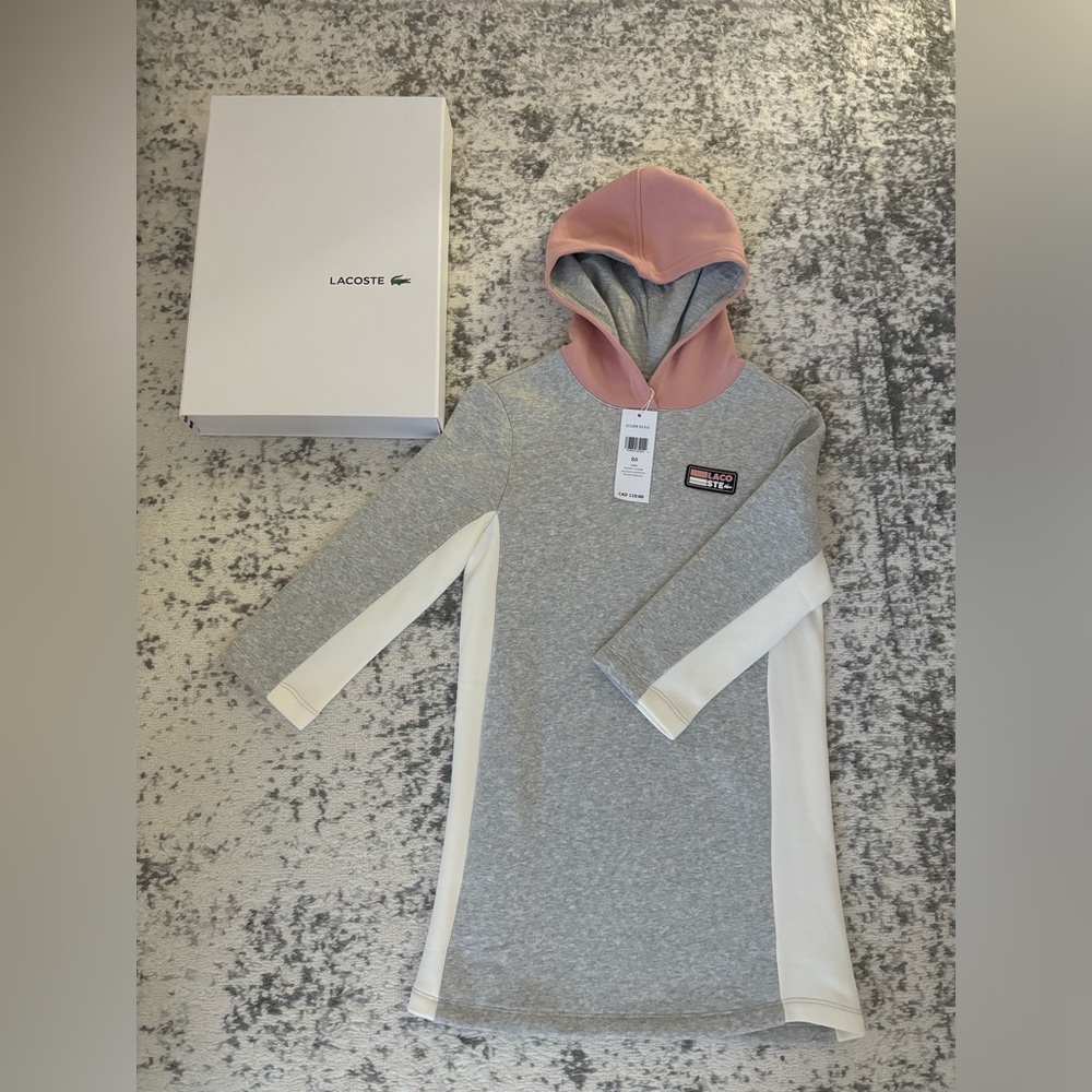 Lacoste sweater dress for girls